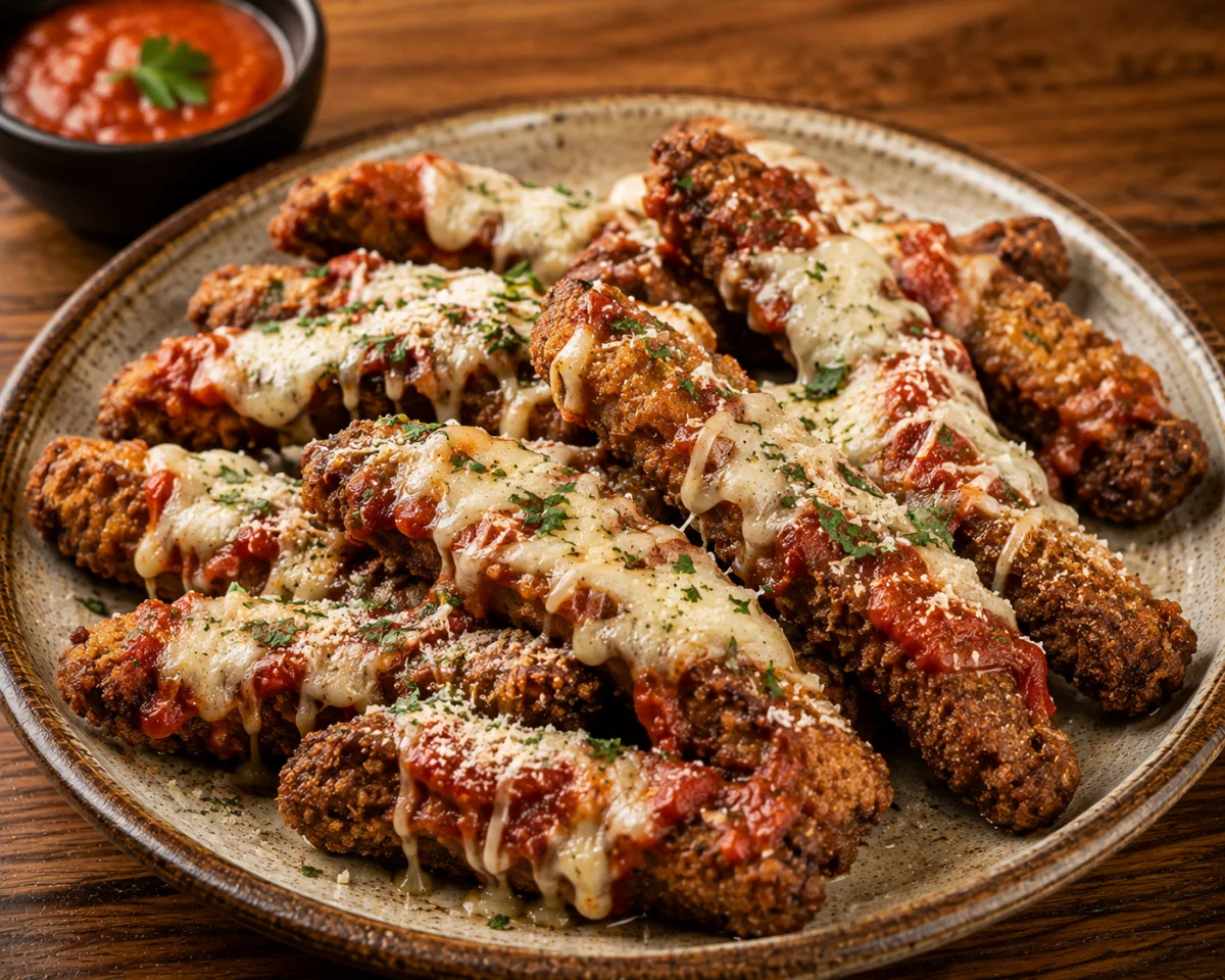 Parmegiana a palito de filé mignon