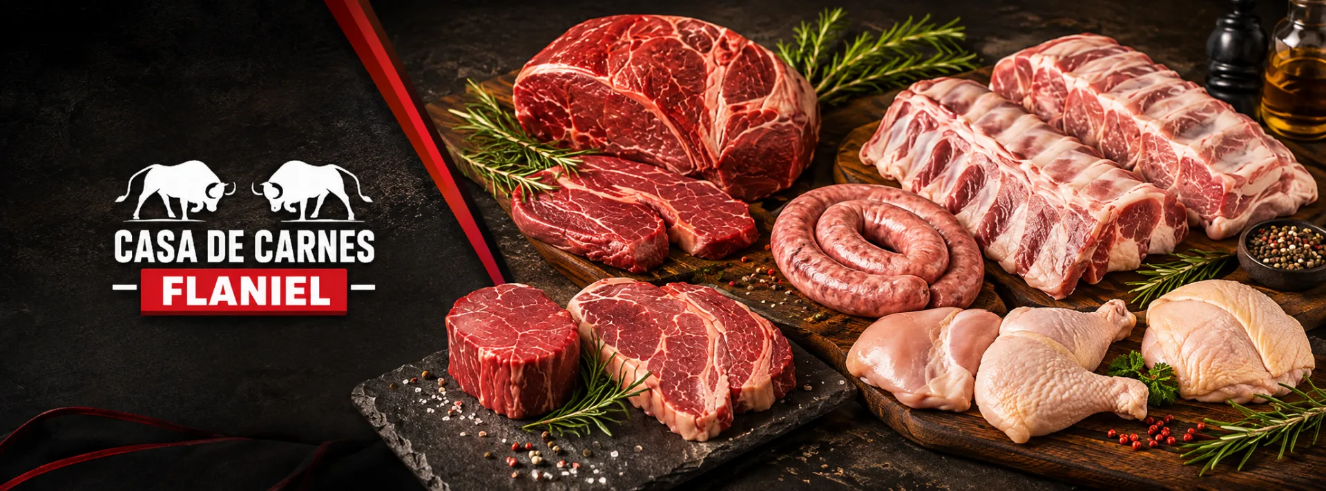 Banner de Flaniel casa de carnes