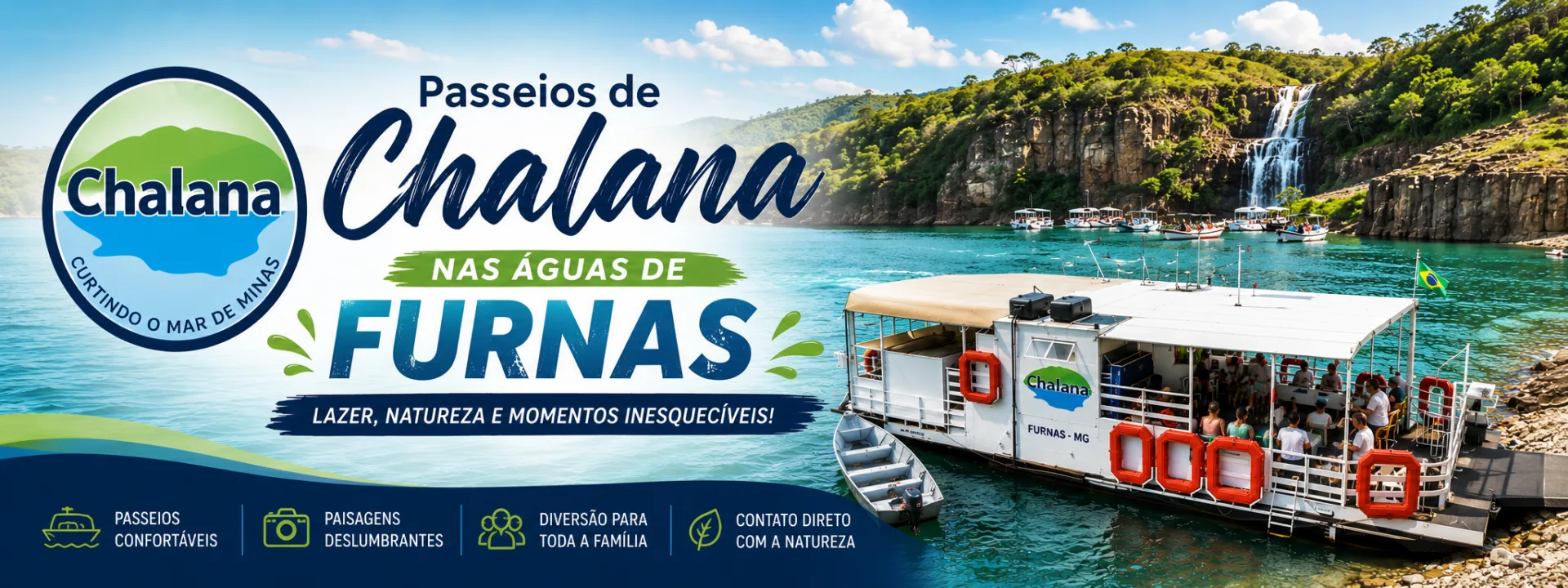Banner de Chalana e ilha da fantasia