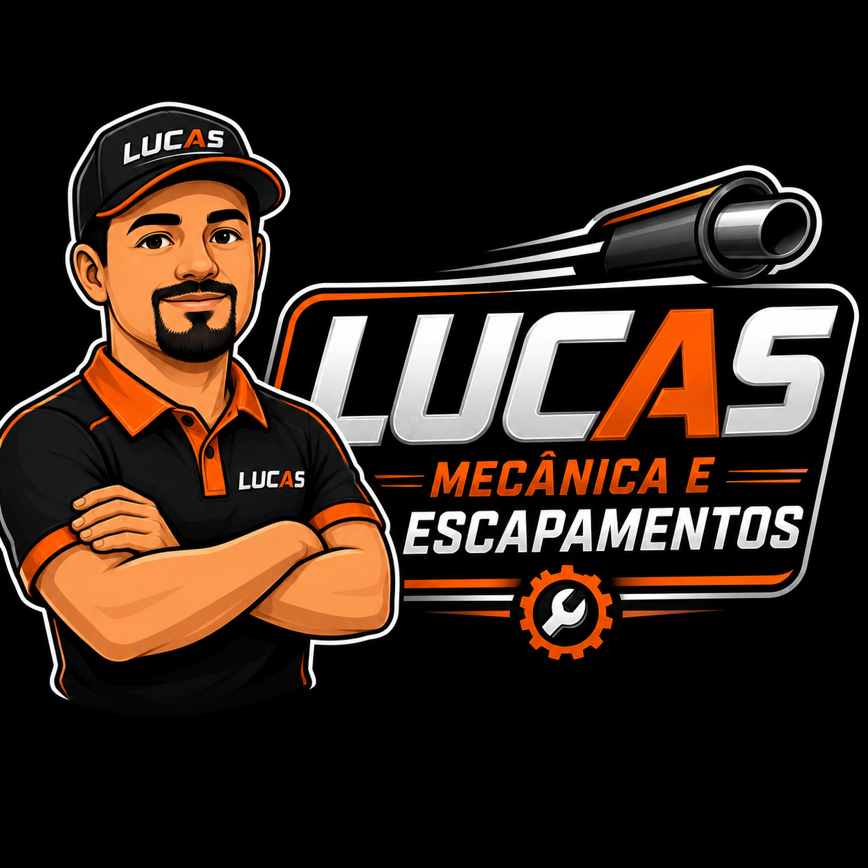 Logo Lucas escapamentos e mecanica