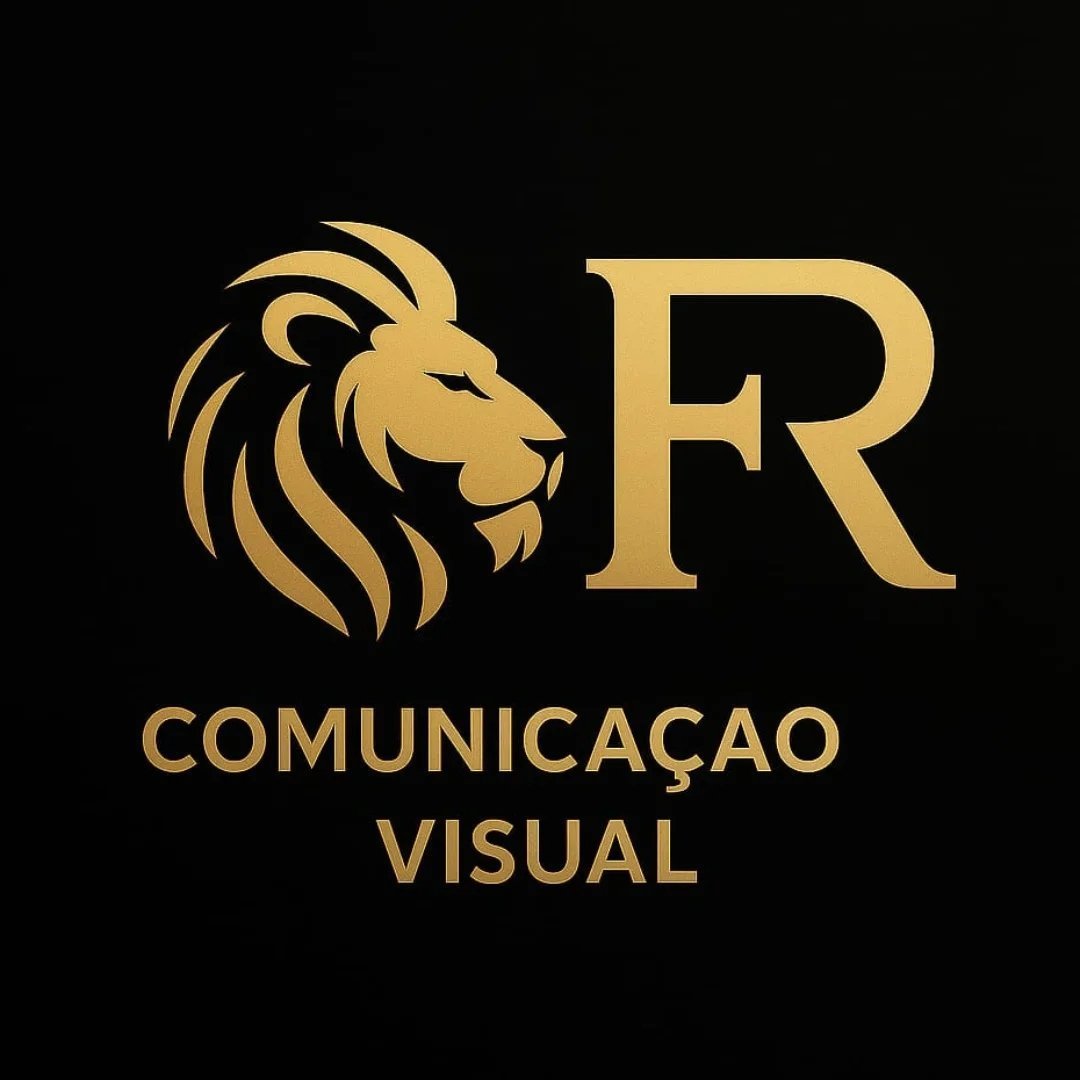 Logo FR COMUNICAÇÃO VISUAL