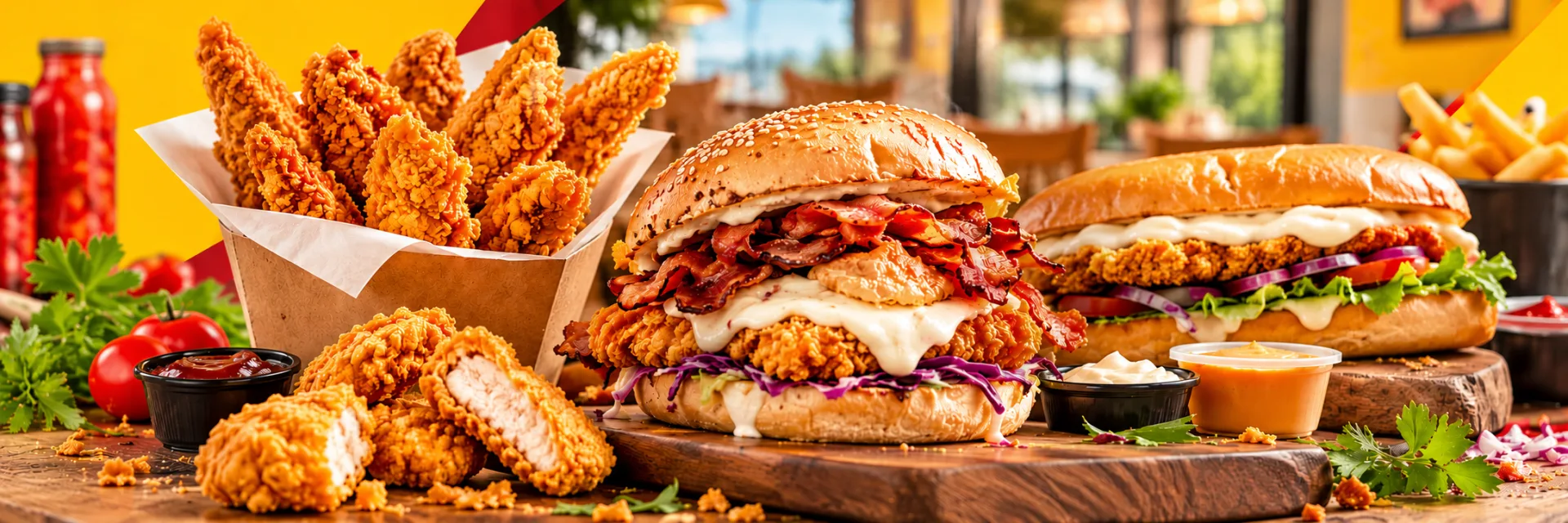 Banner de Frango Frito Croc