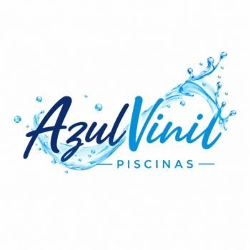 Logo Azul vinil piscina