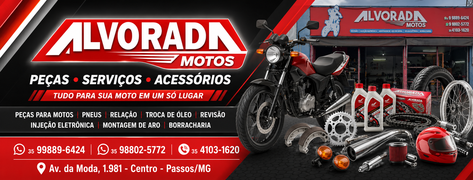 Banner de ALVORADA MOTOS