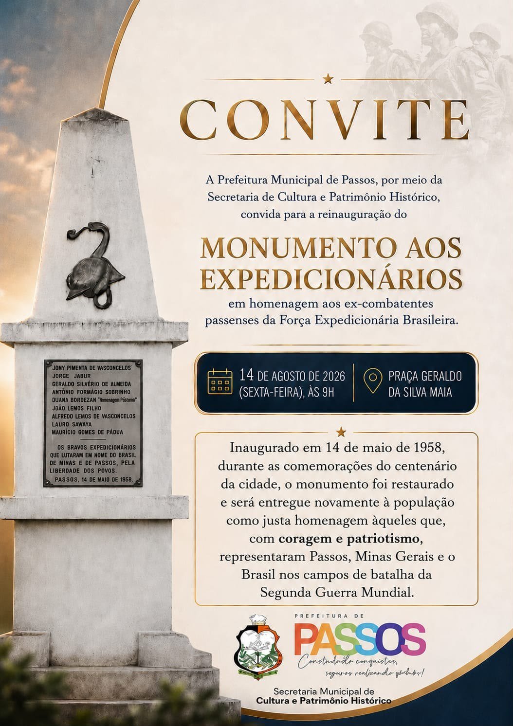 Reinauguração do Monumento aos Expedicionários