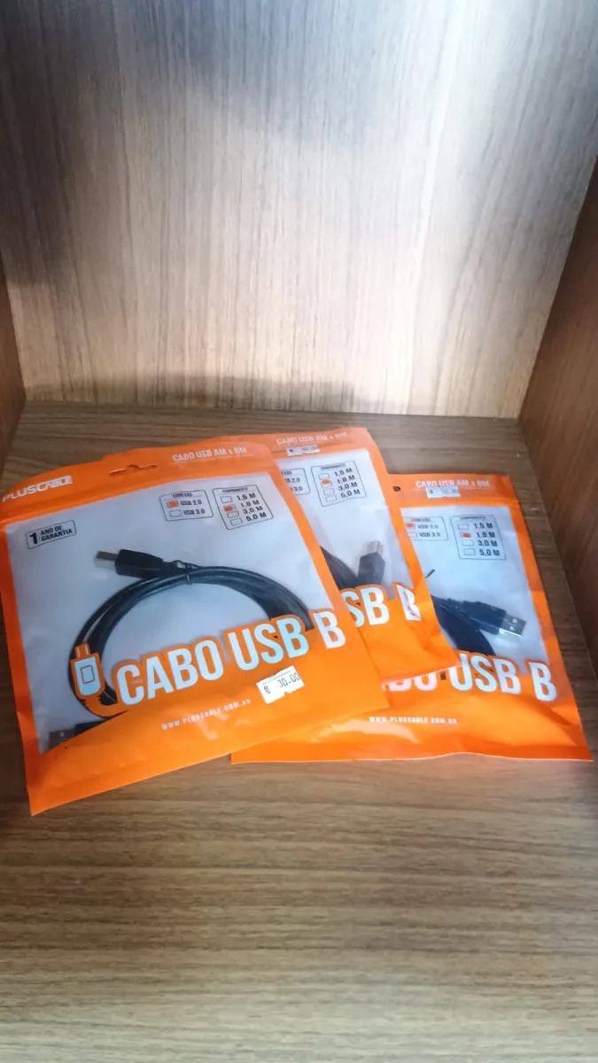 CABO USB 1,80m Impressora