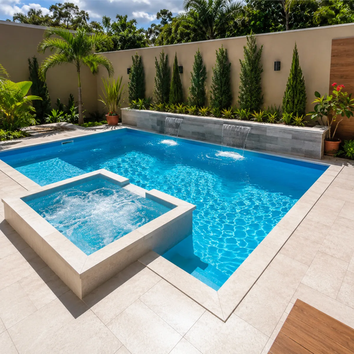 Piscinas com Spa Integrado