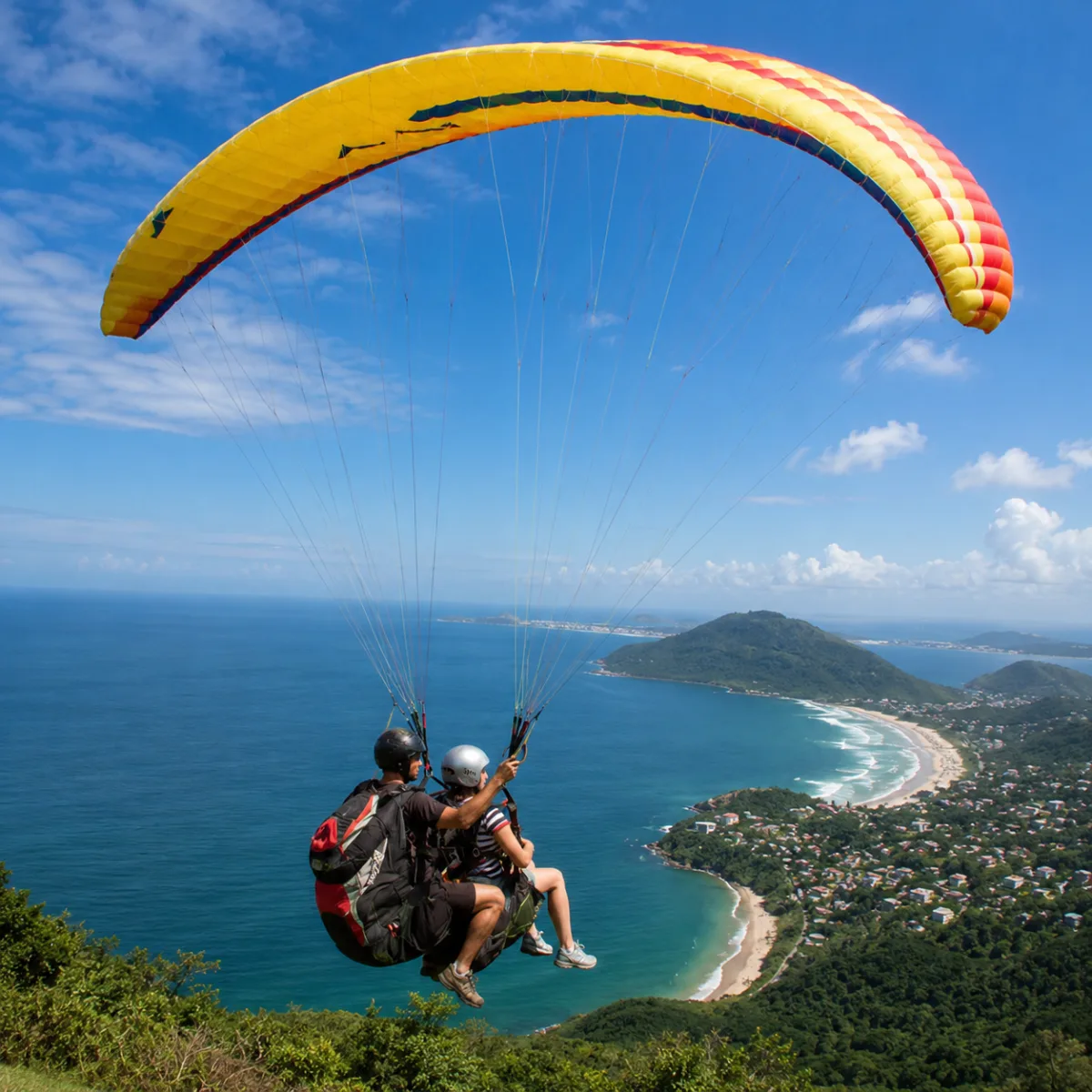 Voo Duplo de Parapente