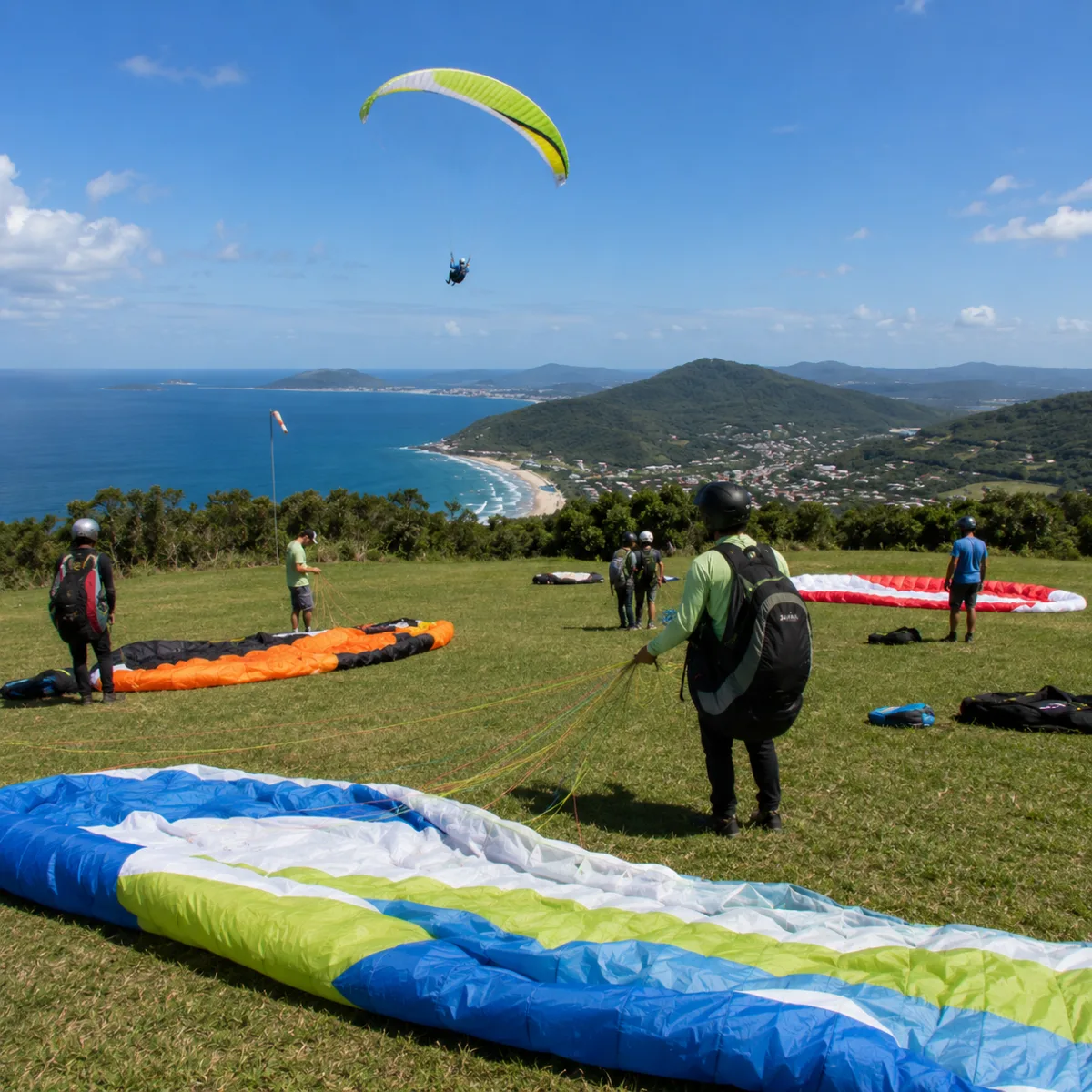 Treinamento de Vela no Solo