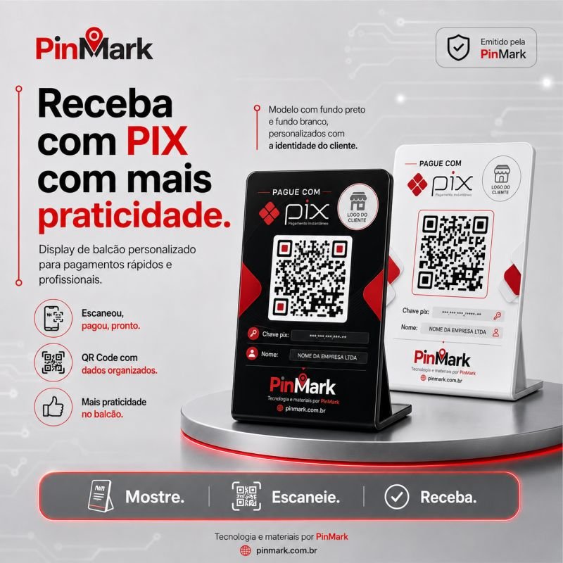 Display PIX NFC + QRCODE