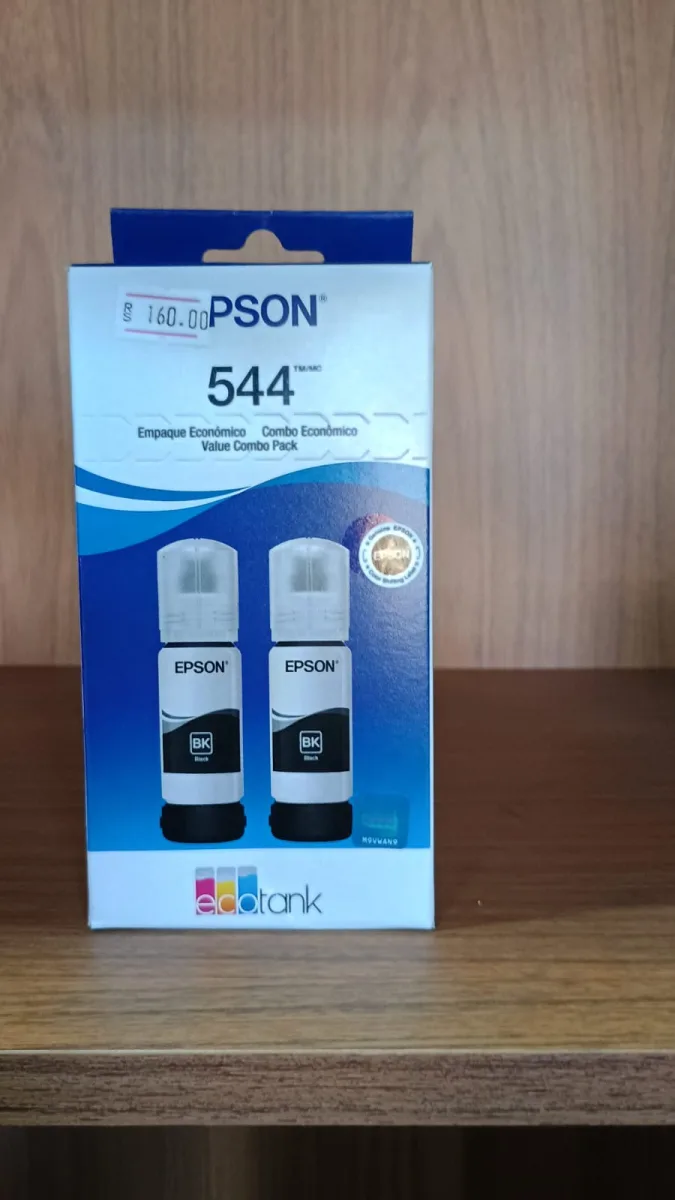 Kit 02 Tinta Original Epson 544 preto