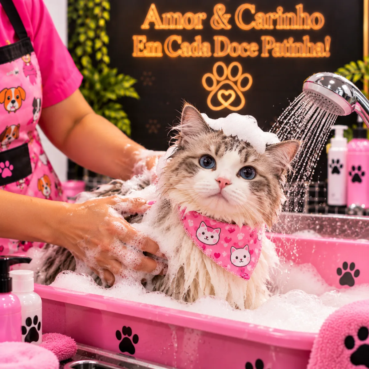 Banho para Gatos