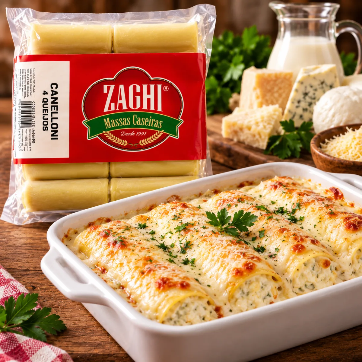 Cannelloni 4 Queijos