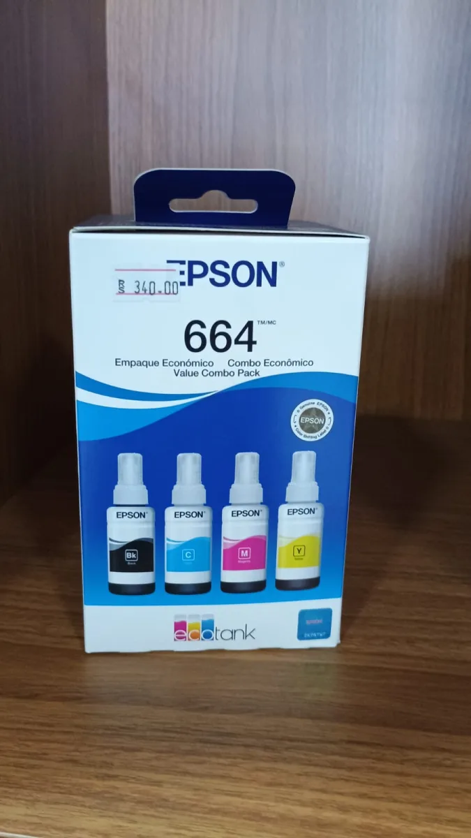 Kit 04 Tinta Original Epson 664