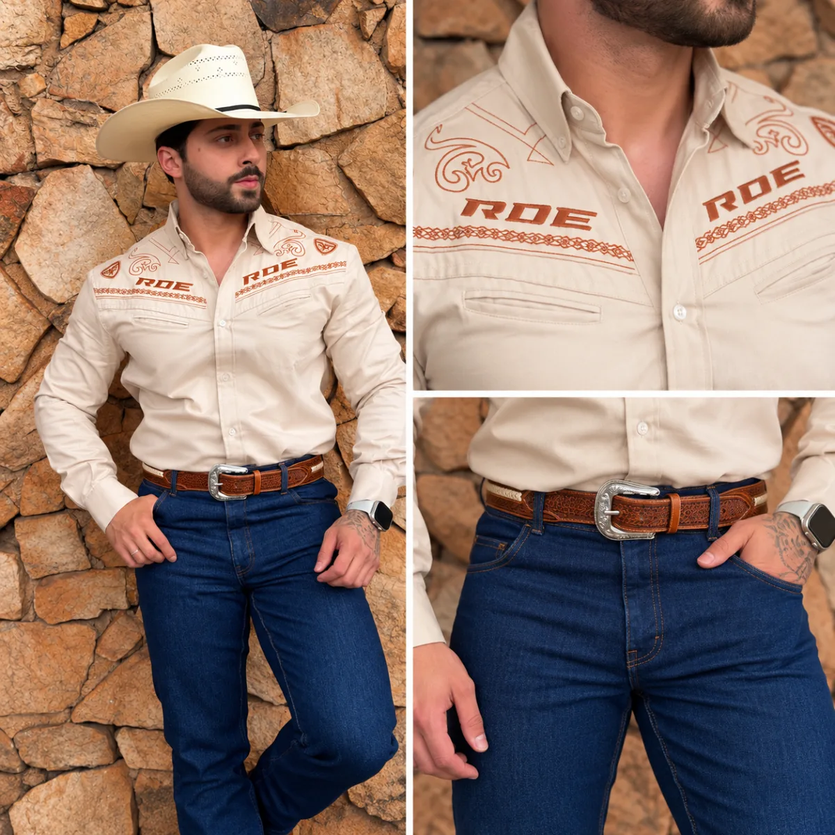 Camisa Masculina Country Bordada - BELLA MODAS COUNTRY