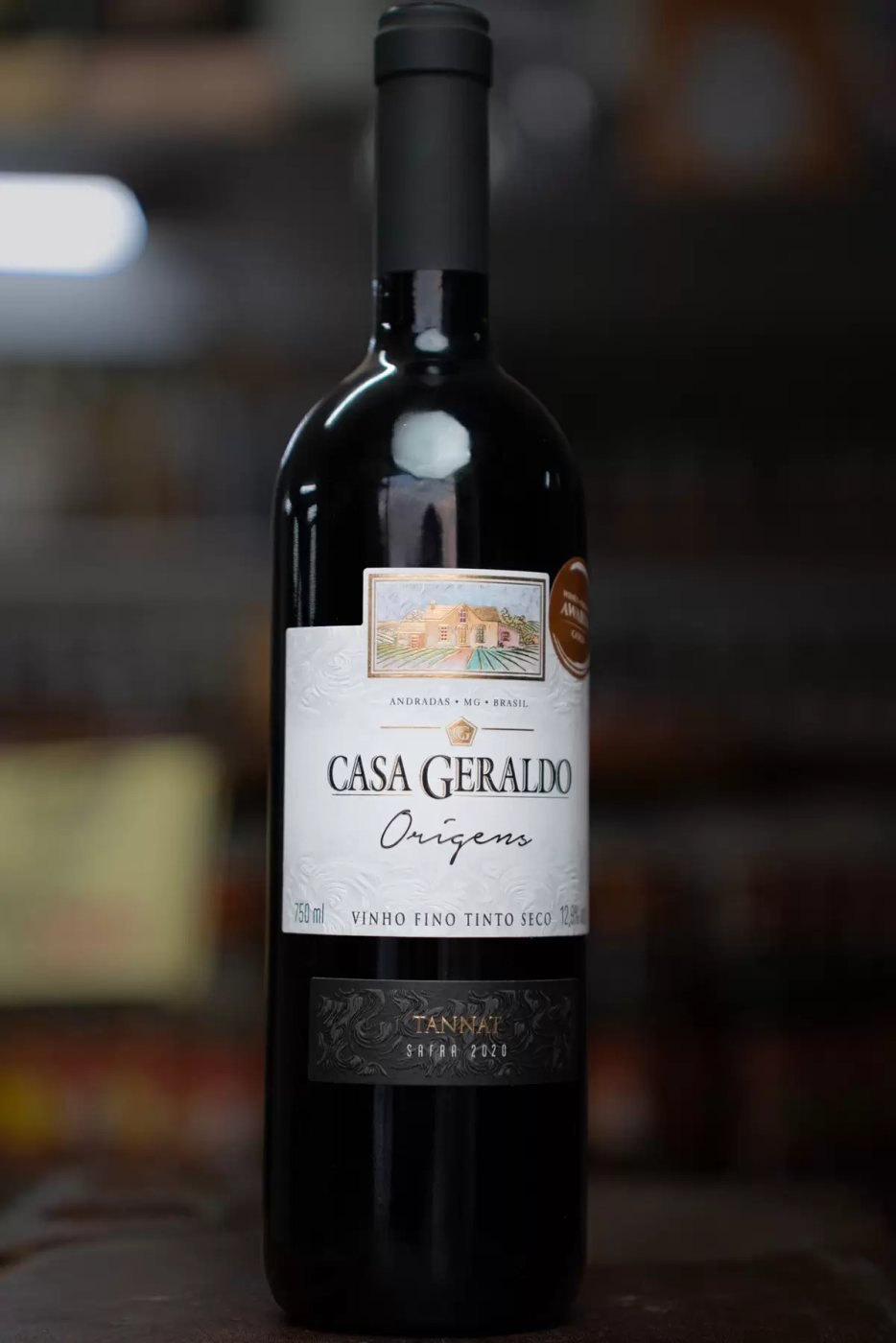 Vinho Fino Seco Tinto Casa Geraldo Merlot,Tannat,Cabernet)