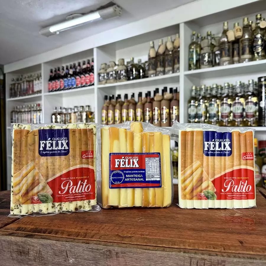 Queijo palitinho tipo mussarela